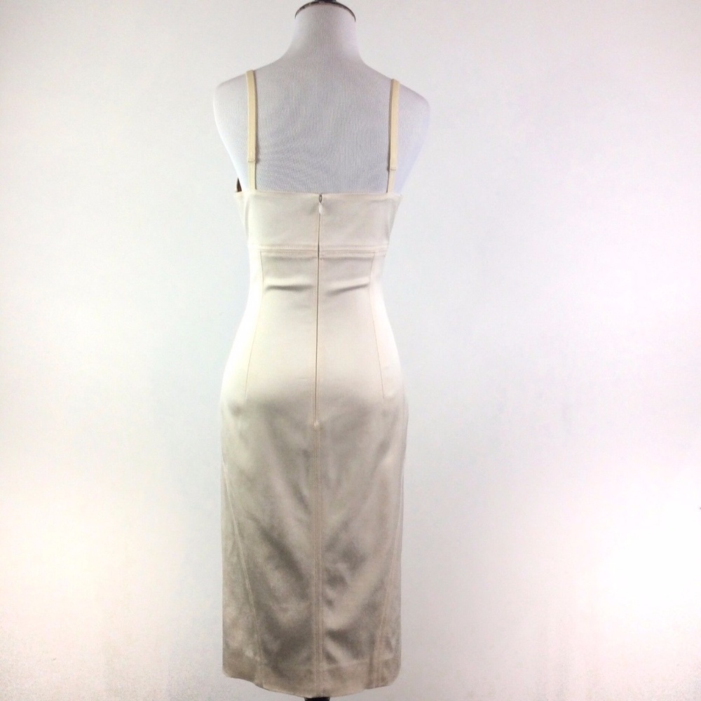 ❌SOLD❌Dolce & Gabbana Cream Stretchy Bodycon Dress - Picture 4 of 8